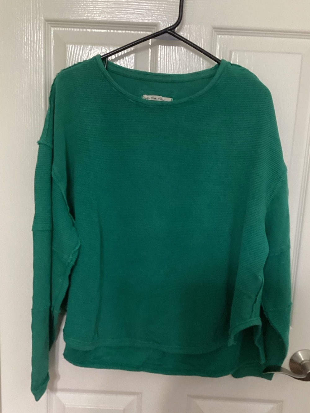 Free People We The Free Total Eclipse Tee Green Lush Meadow Size Small